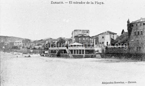 Zarautz. Hondartzako begiratokia