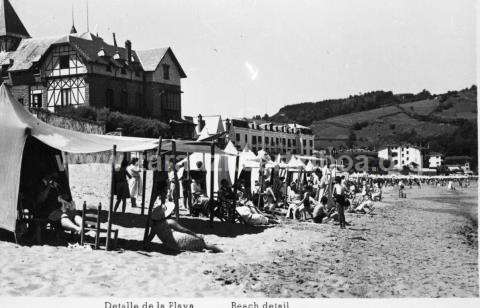 Zarautz. Hondartzaren ikuspegia