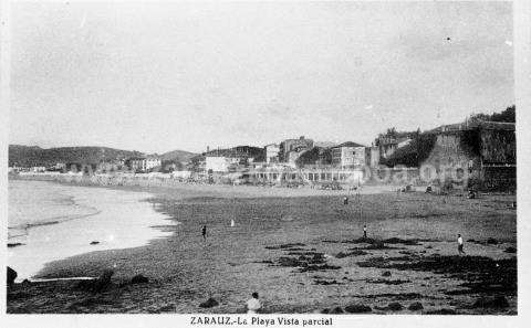 Zarautz. Hondartza. Ikuspegia