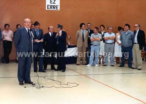 Inauguración del Polideportivo de Zarautz