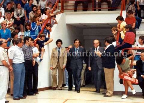 Zarauzko kiroldegiaren inaugurazioa