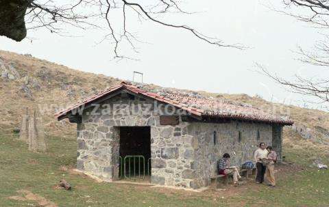 Construcción de la borda de Pagoeta