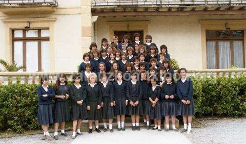 Grupo de alumnas del Colegio María Inmaculada