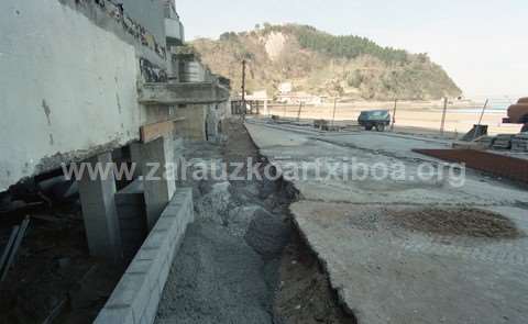 Obras en el malecón