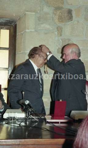 Francisco Escudero, Imanol Urbieta eta Joxe Antonio Azpeitiari omenaldia