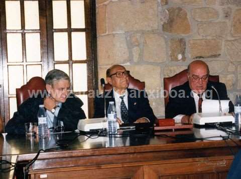 Francisco Escudero, Imanol Urbieta eta Joxe Antonio Azpeitiari omenaldia, 1996