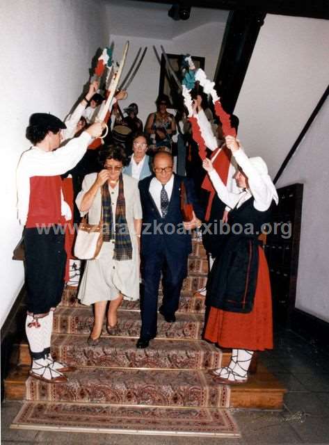 Homenaje a Francisco Escudero, Imanol Urbieta y Joxe Antonio Azpeitia 1996