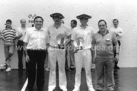 Pelota. Trofeo Aristi