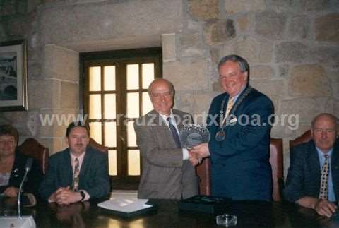 Visita del alcalde de Bray