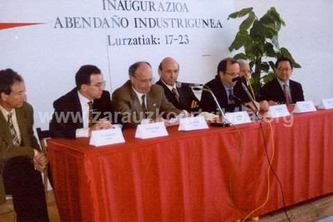 Abendaño Industriagunearen inaugurazioa