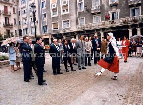 Inauguración de los parkings de la Munoa y Plaza