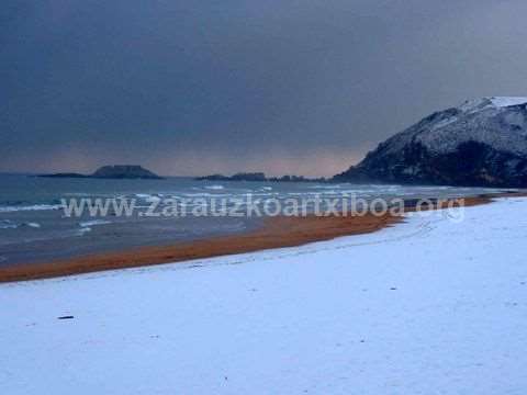 Zarautz eta elurra