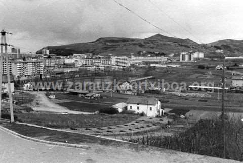 Zarauzko herri barruaren panoramika