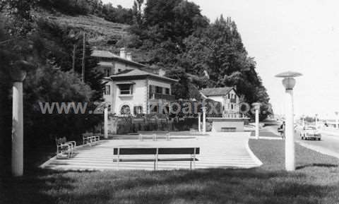 Zarauzko txalet baten fatxada