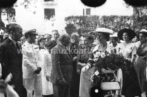 Francisco Francok Zarautzera egindako bisita