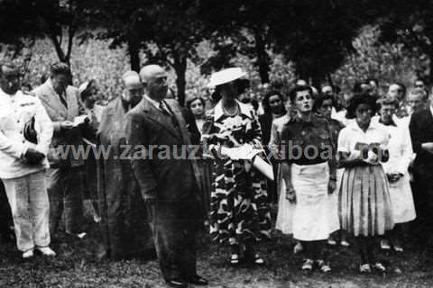 Francisco Francok Zarautzera egindako bisita