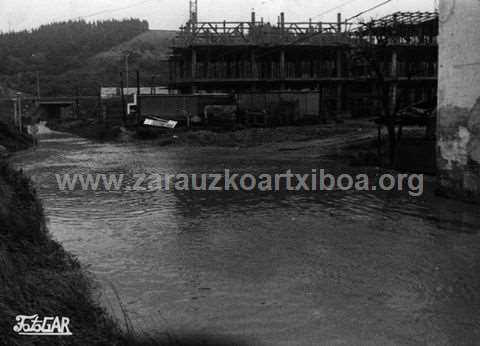 Inundaciones en el año 1977 en Zarautz
