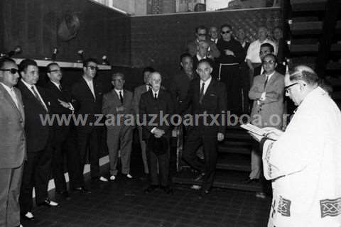 Inauguración de la sucursal de Zarautz de la Caja de Ahorros Provincial, CAP