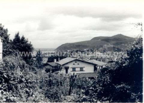 Zarautzen bista panoramikoa, Elkanotik.