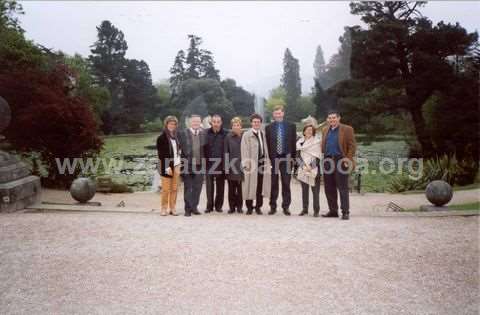 Visita de una delegación de Zarautz a Bray