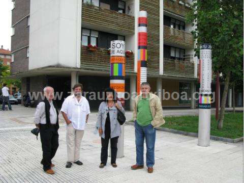 Josean Legorbururen "Hodiak hodiari dei-Coloquio de tubos" eskulturaren zaharberritzea