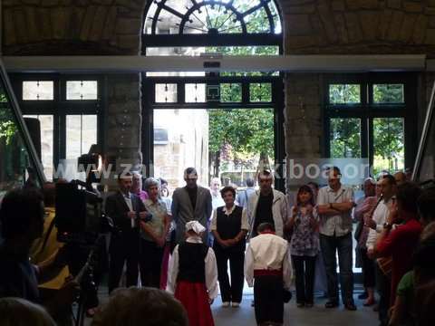 Inauguración de la Plaza del Mercado de Zarautz