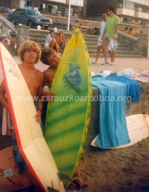 Historia del surf en Zarautz