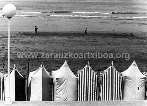 Cabinas de la playa