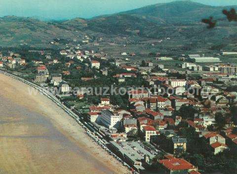 Zarauzko ikuspegia Santa Barbaratik