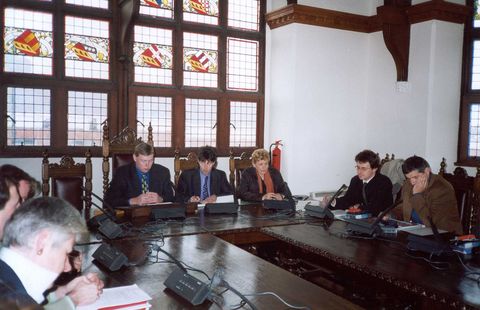 Visita de una delegación de Zarautz a Bray