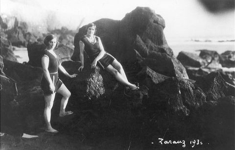 Bañistas en la playa