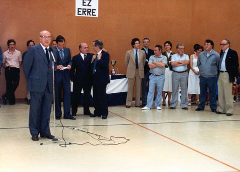 Zarauzko kiroldegiaren inaugurazioa