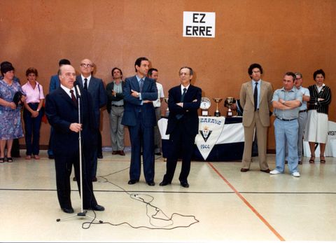 Zarauzko kiroldegiaren inaugurazioa