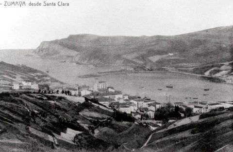 Zumaia, Santa Klaratik begiratuta