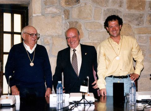 Homenaje a Isidoro Unzueta y Pagoeta Mendizale Elkartea 1997
