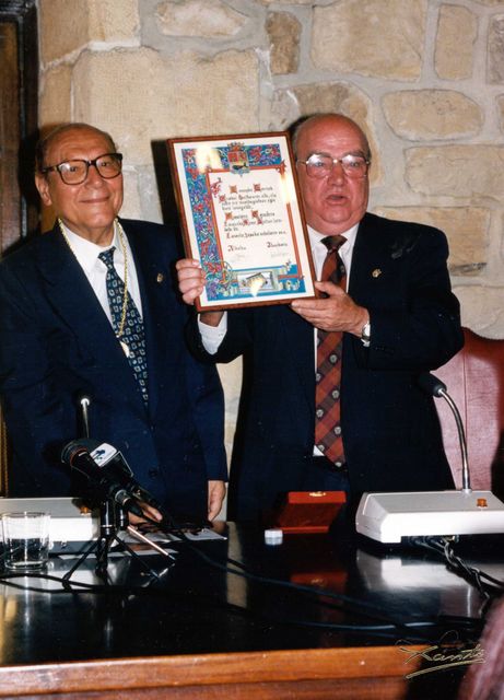 Francisco Escudero, Imanol Urbieta eta Joxe Antonio Azpeitiari omenaldia, 1996
