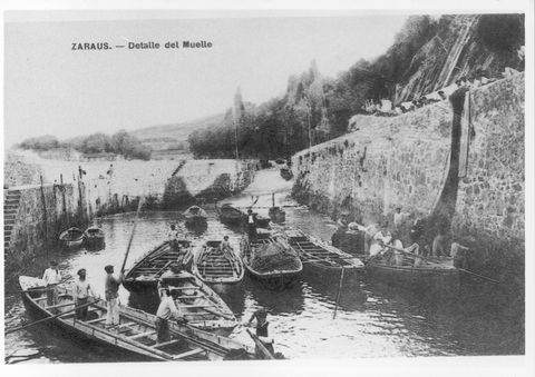 Zarautz: kaiaren xehetasuna