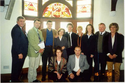 Zarauzko ordezkariek Brayra egindako bisitaldia