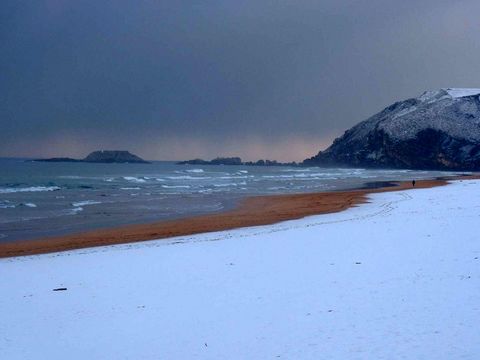 Zarautz eta elurra