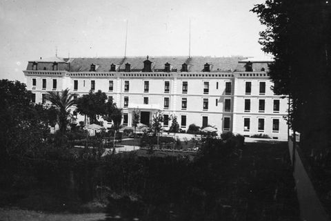 Zarauzko Gran Hotelaren fatxada nagusia