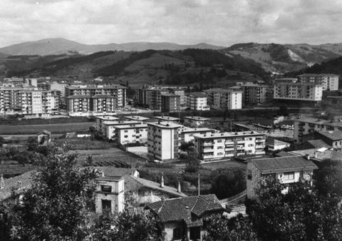 Zarauzko herri barruaren panoramika