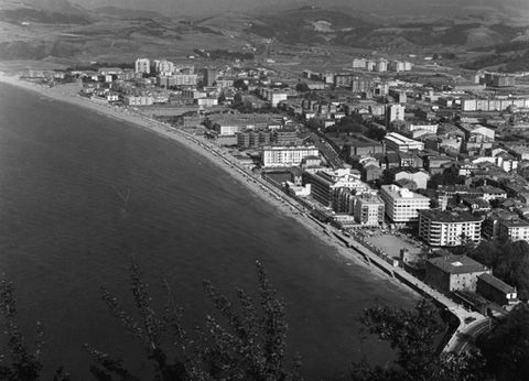 Zarauzko herriaren panoramika