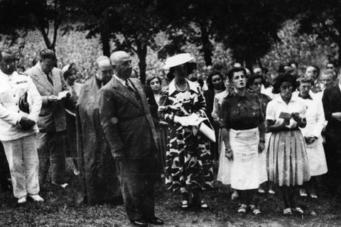 Francisco Francok Zarautzera egindako bisita