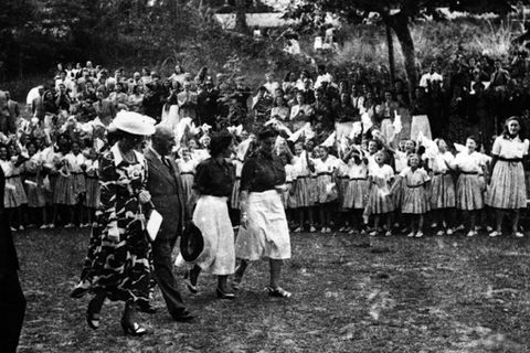 Francisco Francok Zarautzera egindako bisita