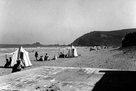 Bainulariak Zarauzko hondartzan