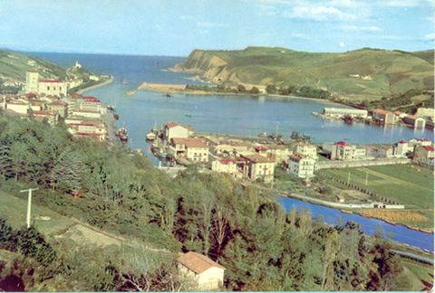 Zumaiako herriaren bista panoramikoa