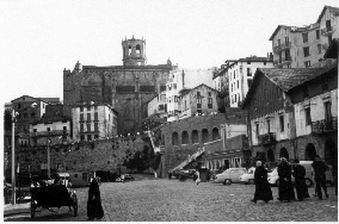Getariako herriaren panoramika