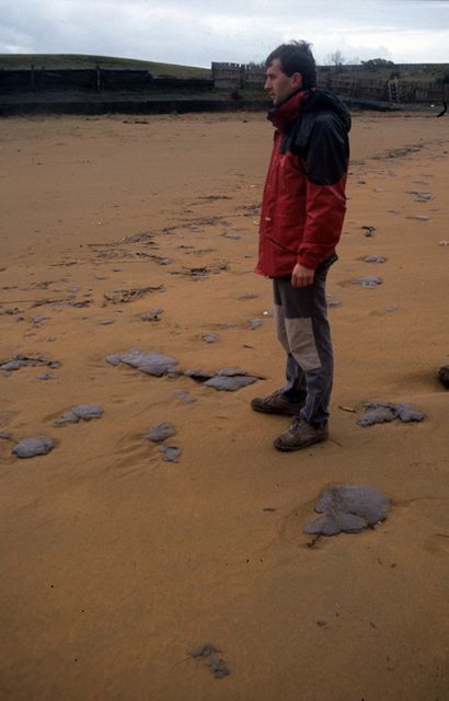 Txapapote en la playa de Zarautz