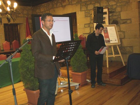 I Francisco Escudero Konposizio Lehiaketaren aurkezpeneko prentsaurrea.