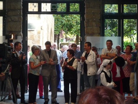 Inauguración de la Plaza del Mercado de Zarautz